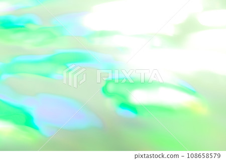 Green mixed color flowing sparkling image (background material) 108658579