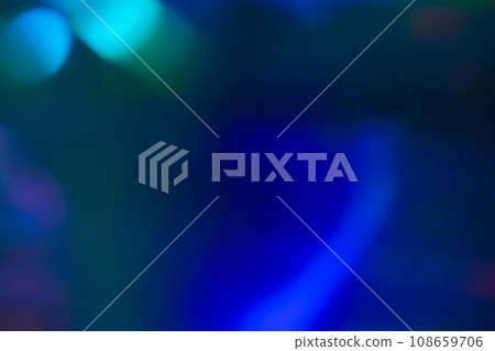 Blue mixed color ball blur image (background material) Blue mixed color ball blur image (background material) 108659706
