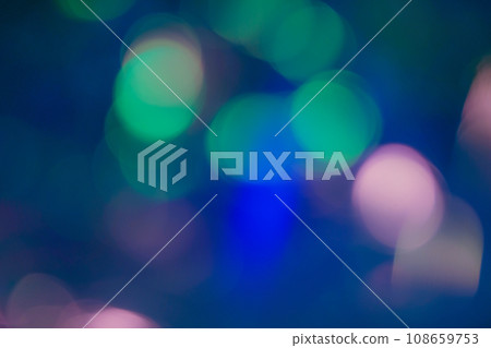 Blue mixed color ball blur image (background material) Blue mixed color ball blur image (background material) 108659753