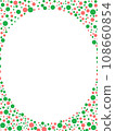 Frame with polka dots 108660854