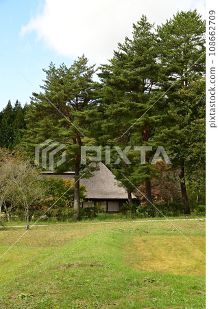 Tono Furusato Village in autumn Tono Furusato Village in autumn 108662709