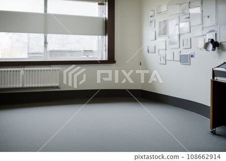 Image of office windows and walls, generative ai 108662914