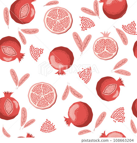 Pomegranate pattern, Happy and sweet New Year Shana Tova with pomegranates and seeds Pomegranate pattern, Happy and sweet New Year Shana Tova with pomegranates and seeds 108663204