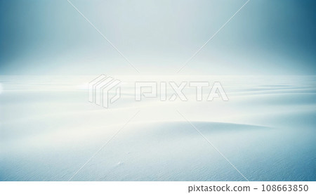 天空和雪的白色背景，風景，就像白色的沙丘 108663850