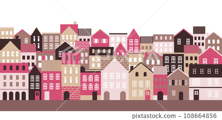 背景素材_歐式可愛街景 背景素材_歐式可愛街景 108664856