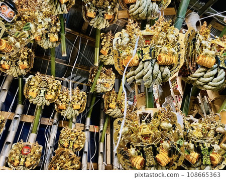 夜空中閃耀的鳥市之耙_淺草鳥市_耙_Kakome 108665363