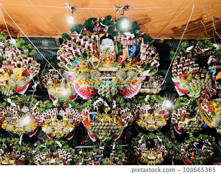 夜空中閃耀的鳥市之耙_淺草鳥市_耙_Kakome 108665365