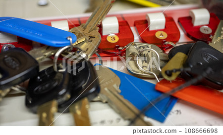 管理財產（公寓）的鑰匙箱和鑰匙（鑰匙圈） 108666698