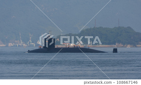 海上自衛隊春潮級潛艦出港 海上自衛隊春潮級潛艦出港 108667146