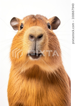 Portrait of a happy capybara Portrait of a happy capybara 108667940
