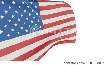 US flag. American flag on transparent background. US flag. American flag on transparent background. 108668874