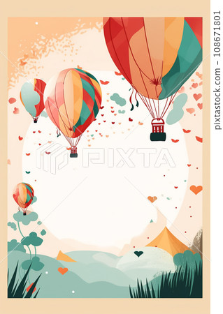 Colorful simple decoration illustration for party, birthday, baby shower, bridal shower, graduation, business event, grand opening, anniversary, holiday invitation draft and greetings card template. Colorful simple decoration illustration for party, birthday, baby shower, bridal shower, graduation, business event, grand opening, anniversary, holiday invitation draft and greetings card template. 108671801