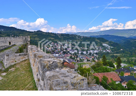 Travel to Europe during summer on holiday, Jajce in Bosnia and Herzegovina 108672318