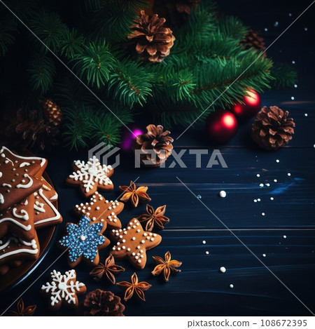 christmas holiday background with copy space christmas holiday background with copy space 108672395