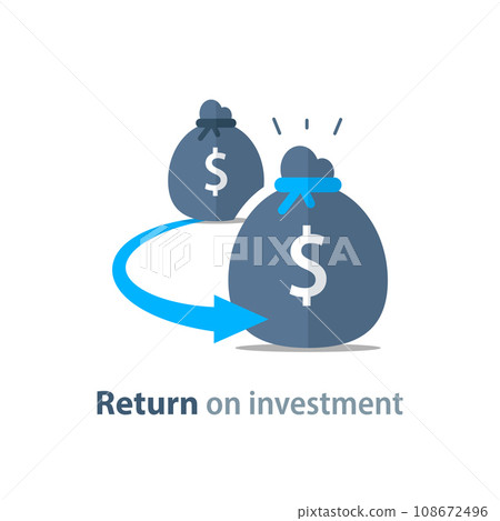 Return on investment,budget planning, savings account, income growth,finance consolidation Return on investment,budget planning, savings account, income growth,finance consolidation 108672496