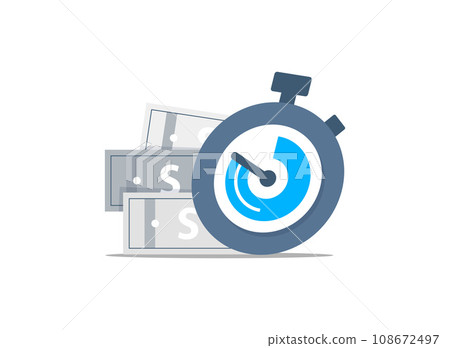 Time is money,Quick payment, clock and cash, fast loan,business and finance concept Time is money,Quick payment, clock and cash, fast loan,business and finance concept 108672497