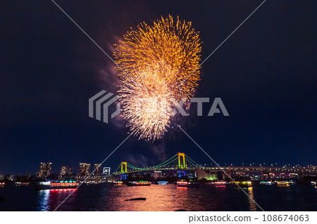 台場彩虹煙火東京夜景 108674063