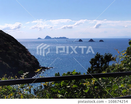 View of Mitsuhata Tajima in Ainan Town, Minamiuwa District, Ehime Prefecture 108674254
