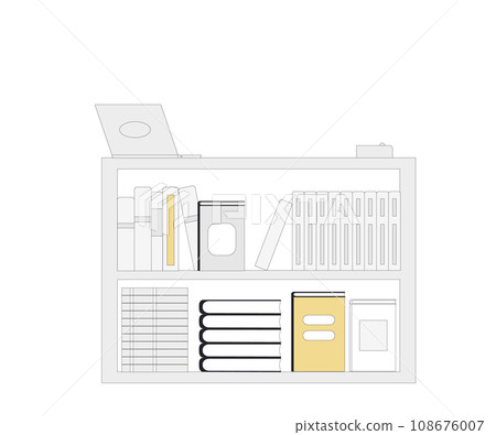 Book store corner. Counter. Book store corner. Counter. 108676007
