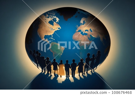earth in hands 108676468