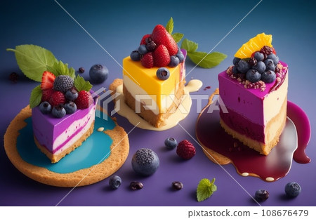 chocolate mousse cake 108676479