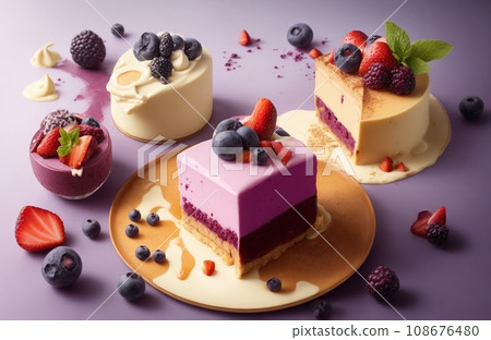 chocolate mousse cake 108676480