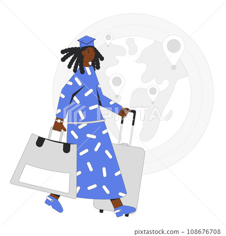 Brain drain metaphor. Graduate immigration program. 108676708