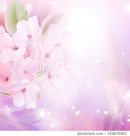 spring floral background with copy space 108676902