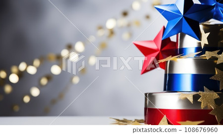 birthday holiday background, blue, red, gold colors birthday holiday background, blue, red, gold colors 108676960