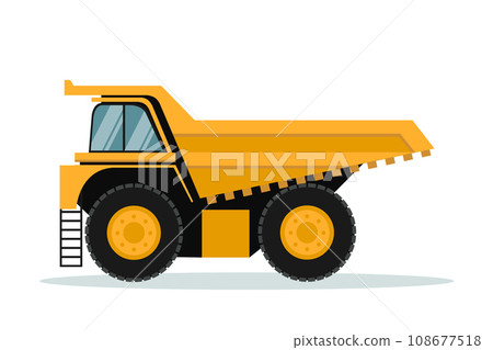 Vector design of mining truck 108677518