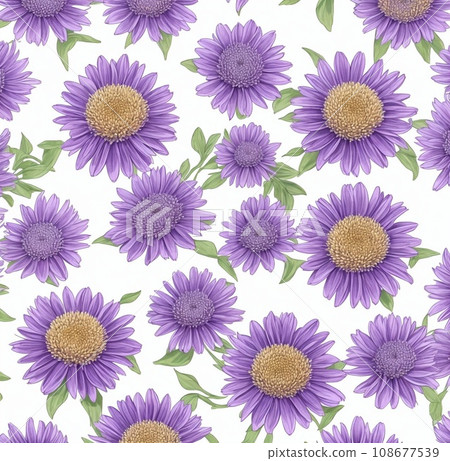 seamless pattern with flowers seamless pattern with flowers 108677539