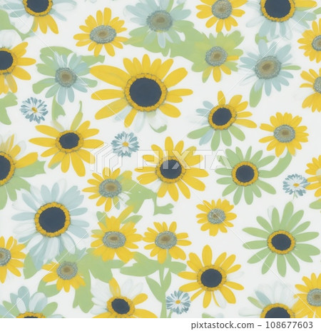 seamless background with flowers seamless background with flowers 108677603