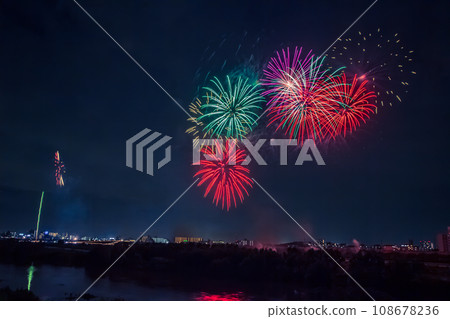 Nagareyama, Misato Fireworks Festival Photographed from Nagareyama 108678236