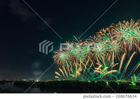 流山、美鄉花火大會 從流山拍攝 流山、美鄉花火大會 從流山拍攝 108678634