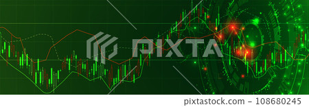 Financial trade concept. Stock market and exchange. Candle stick graph chart. Financial trade concept. Stock market and exchange. Candle stick graph chart. 108680245