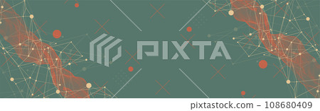 Wireframe background with plexus effect. Futuristic illustration. Wireframe background with plexus effect. Futuristic illustration. 108680409