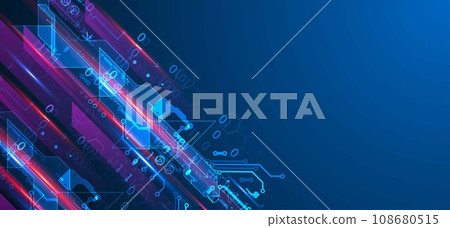 Abstract technology concept. Circuit board, high computer background. Vector illustration with space for content, web - template, business tech presentation. Abstract technology concept. Circuit board, high computer background. Vector illustration with space for content, web - template, business tech presentation. 108680515