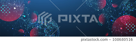 Abstract technology sphere background. Global network concept. Abstract technology sphere background. Global network concept. 108680516