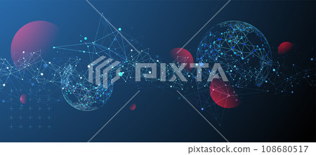 Abstract technology sphere background. Global network concept. Abstract technology sphere background. Global network concept. 108680517