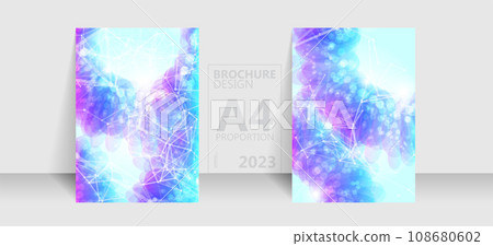 Brochure template flyer background for business design in A4 proportion. Brochure template flyer background for business design in A4 proportion. 108680602