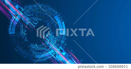 Abstract technology concept. Circuit board, high computer background. Vector illustration with space for content, web - template, business tech presentation. Abstract technology concept. Circuit board, high computer background. Vector illustration with space for content, web - template, business tech presentation. 108680651