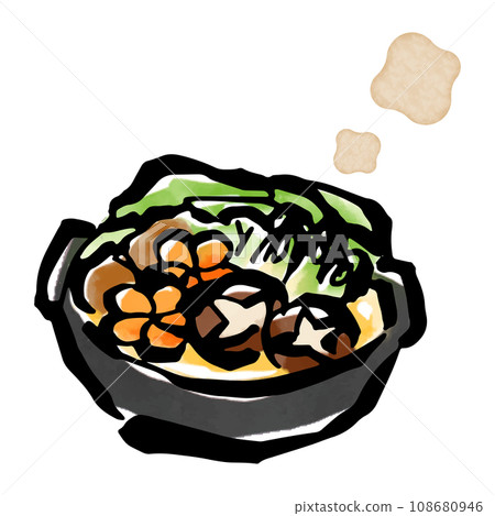 日式火鍋插畫 108680946