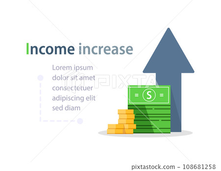 Income increase,budget balance, fund raising, long term increment,financial strategy, high return on investment Income increase,budget balance, fund raising, long term increment,financial strategy, high return on investment 108681258