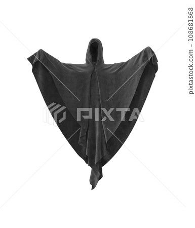 Halloween scary ghost dementor character isolated on white background. 108681868
