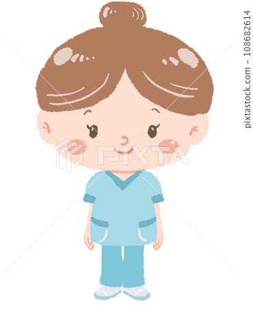 治療師全身站立姿勢 108682614