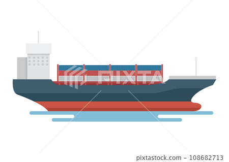 Transportation Logistics Container transport ship for marine export Transportation Logistics Container transport ship for marine export 108682713