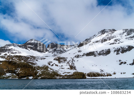 South Georgia Island Prince Olaf Harbor scenery 108683234