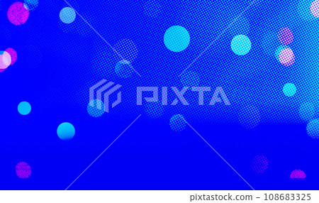 Blue bokeh background with copy space for text or your images, Suitable for seasonal, holidays, event, celebrations, Ad, Poster, Sale, Banner, Party, and various design works 108683325