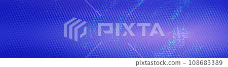 Blue panorama  background for seasonal and holidays event with copy space for text or image, Best suitable for online Ads, poster, banner, sale, celebrations and various design works 108683389