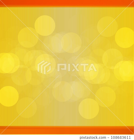 Yellow bokeh background with copy space for text or your images, Suitable for seasonal, holidays, event, celebrations, Ad, Poster, Sale, Banner, Party, and design works 108683611